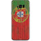 Portuguese Flag Dark Wood Galaxy S8 Plus Skin
