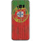 Portuguese Flag Dark Wood Galaxy S8 Skin