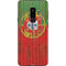 Portuguese Flag Dark Wood Galaxy S9 Plus Skin