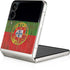 Portuguese Flag Dark Wood Galaxy Z Flip3 5G Skin