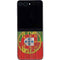 Portuguese Flag Dark Wood Galaxy Z Flip5 5G Skin