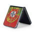 Portuguese Flag Dark Wood Galaxy Z Flip5 5G Skin