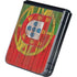 Portuguese Flag Dark Wood Galaxy Z Flip5 5G Skin