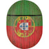 Portuguese Flag Dark Wood Google Pixel Buds Skin