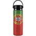 Portuguese Flag Dark Wood Hydro Flask 20oz Wide Mouth Skin