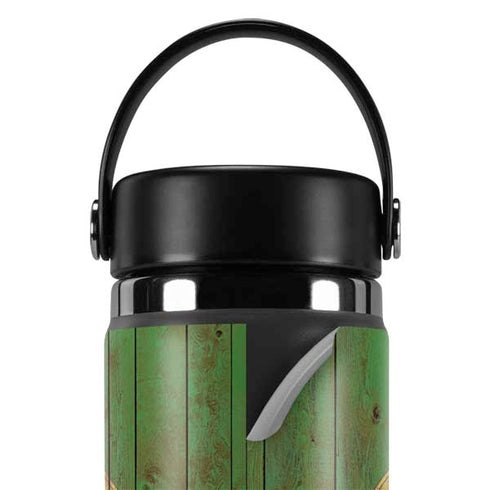 Portuguese Flag Dark Wood Hydro Flask 20oz Wide Mouth Skin