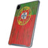 Portuguese Flag Dark Wood iPad Pro 12.9in (2020) Clear Case