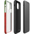 Portuguese Flag Dark Wood iPhone 11 Pro Max Impact Case