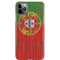 Portuguese Flag Dark Wood iPhone 11 Pro Max Lite Case