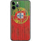 Portuguese Flag Dark Wood iPhone 11 Pro Skin