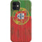 Portuguese Flag Dark Wood iPhone 12 Mini Lite Case