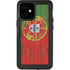 Portuguese Flag Dark Wood iPhone 12 Mini Waterproof Case