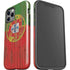 Portuguese Flag Dark Wood iPhone 12 Pro Impact Case