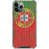 Portuguese Flag Dark Wood iPhone 12 Pro Max Clear Case