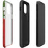 Portuguese Flag Dark Wood iPhone 12 Pro Max Impact Case
