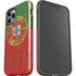 Portuguese Flag Dark Wood iPhone 12 Pro Max Impact Case