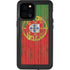 Portuguese Flag Dark Wood iPhone 12 Pro Max Waterproof Case