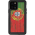 Portuguese Flag Dark Wood iPhone 12 Pro Waterproof Case