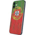 Portuguese Flag Dark Wood iPhone 12 Skin