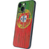 Portuguese Flag Dark Wood iPhone 13 Mini Skin