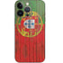 Portuguese Flag Dark Wood iPhone 13 Pro Skin