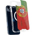 Portuguese Flag Dark Wood iPhone 15 Plus MagSafe Case