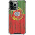 Portuguese Flag Dark Wood iPhone 15 Pro Max Clear Case