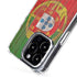 Portuguese Flag Dark Wood iPhone 14 Pro Max MagSafe Case