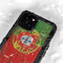 Portuguese Flag Dark Wood iPhone 15 Waterproof Case