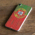 Portuguese Flag Dark Wood iPhone 7 Skin