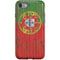 Portuguese Flag Dark Wood iPhone SE (2nd & 3rd Gen) Pro Case
