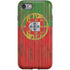 Portuguese Flag Dark Wood iPhone SE (2nd & 3rd Gen) Pro Case