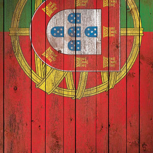 Portuguese Flag Dark Wood iPhone X Pro Case