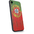 Portuguese Flag Dark Wood iPhone XR Skin