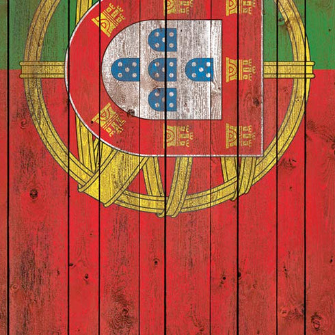 Portuguese Flag Dark Wood iPhone XS Pro Case
