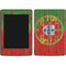Portuguese Flag Dark Wood Amazon Kindle Skin