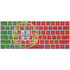 Portuguese Flag Dark Wood Magic Keyboard Skin