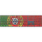 Portuguese Flag Dark Wood Magic Keyboard with Numeric Keypad Skin