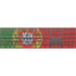 Portuguese Flag Dark Wood Magic Keyboard with Numeric Keypad Skin