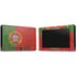 Portuguese Flag Dark Wood Nintendo Switch Bundle Skin