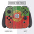 Portuguese Flag Dark Wood Nintendo Switch Bundle Skin