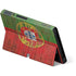 Portuguese Flag Dark Wood Nintendo Switch OLED (2021) Skin
