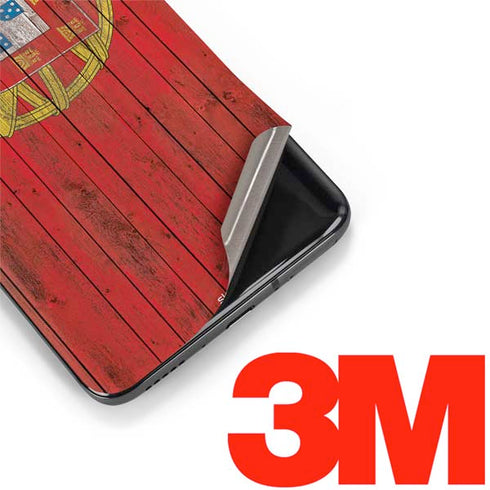 Portuguese Flag Dark Wood OnePlus 7 Pro Skin