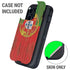 Portuguese Flag Dark Wood Otterbox Defender iPhone Skin