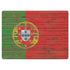 Portuguese Flag Dark Wood Surface Laptop 3 13.5in Skin