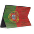 Portuguese Flag Dark Wood Surface Pro 7 Skin
