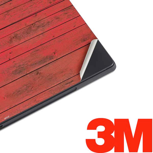 Portuguese Flag Dark Wood Surface Pro 7 Skin