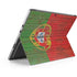 Portuguese Flag Dark Wood Surface Pro 8 Skin