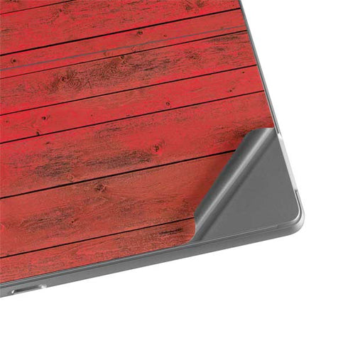Portuguese Flag Dark Wood Surface Pro 8 Skin