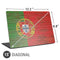 Portuguese Flag Dark Wood Universal Laptop 15in (12.2 x 8.8in) Skin
